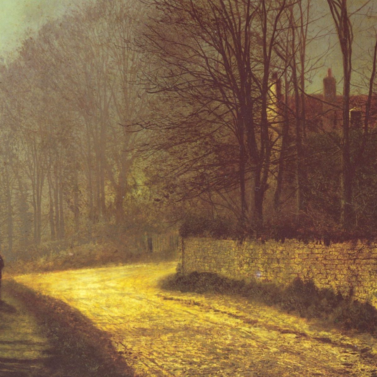 The Lovers By John Atkinson Grimshaw